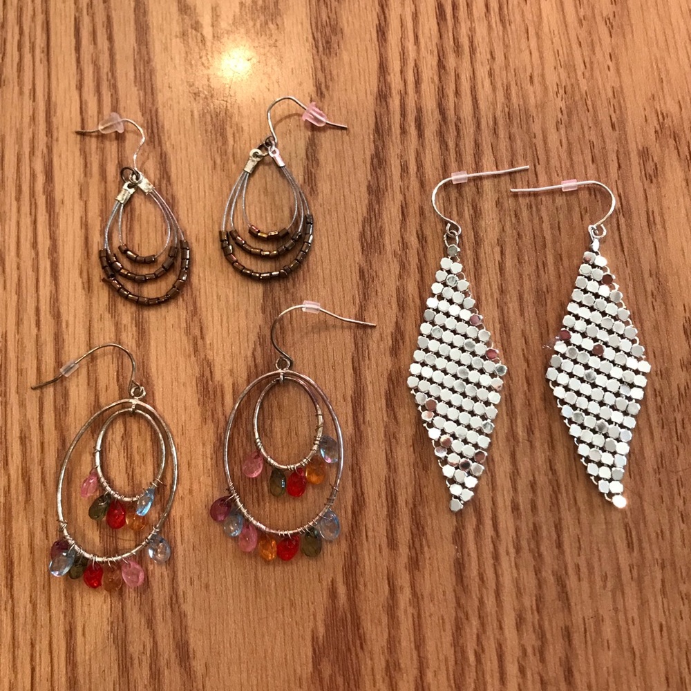 Bundle of 3 Fun Earrings